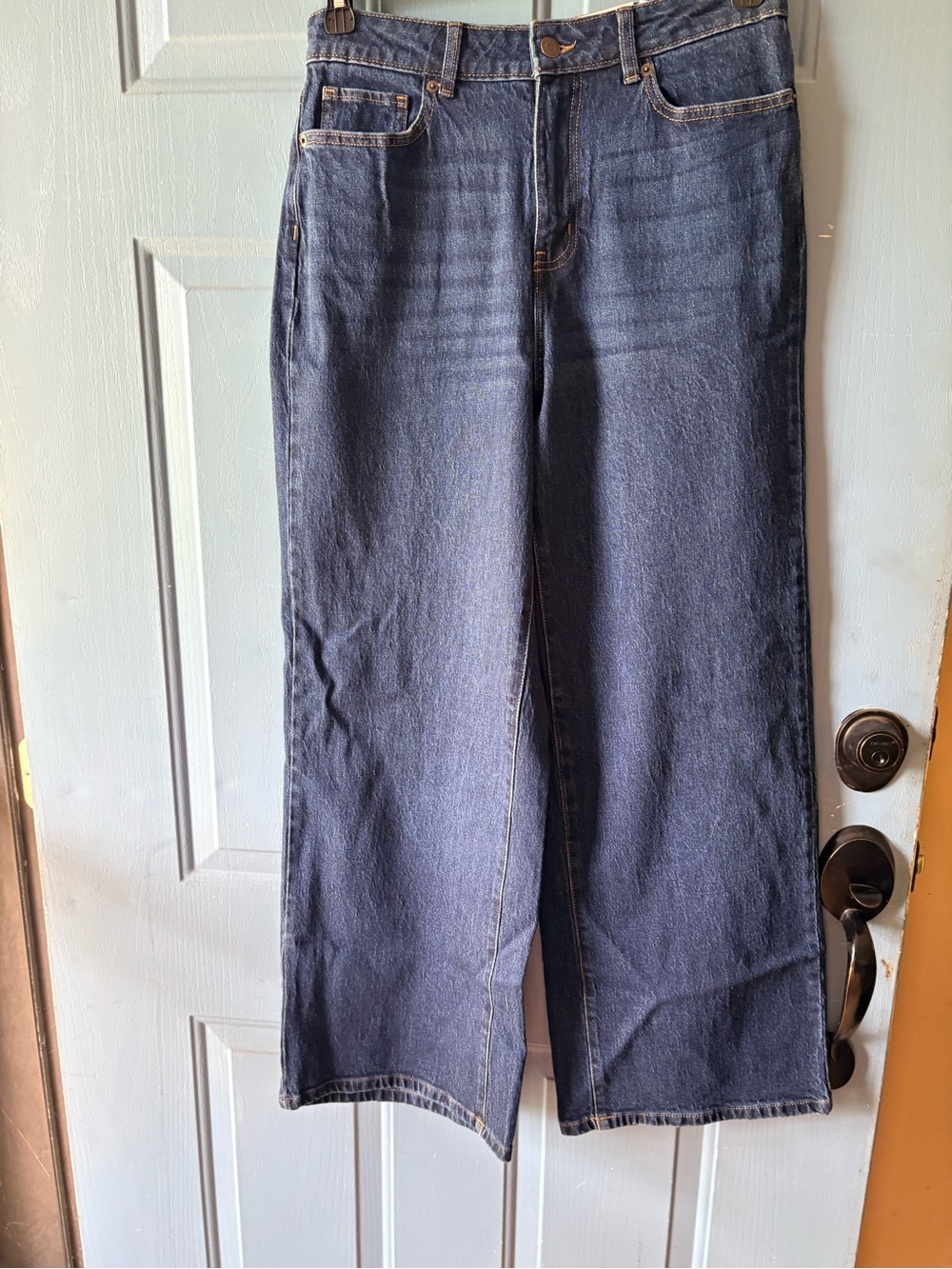Time and Tru Dark Blue Wide-Leg Jeans NWT